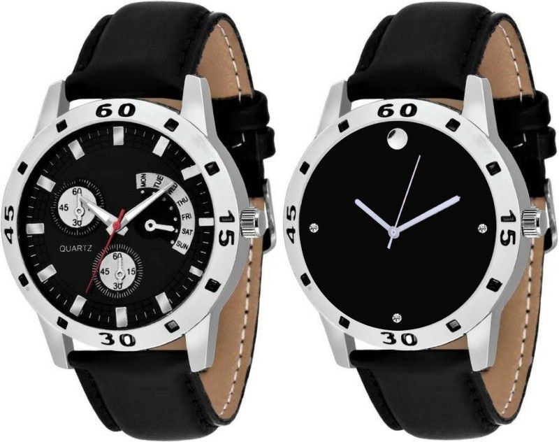 Analog Watch - For Men Style Statement Combo Of Two OT-207-209