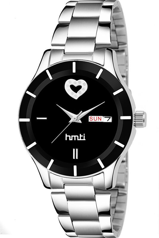 Day And Date Functioning Stainless Steel Analog Watch - For Women 8021-Black