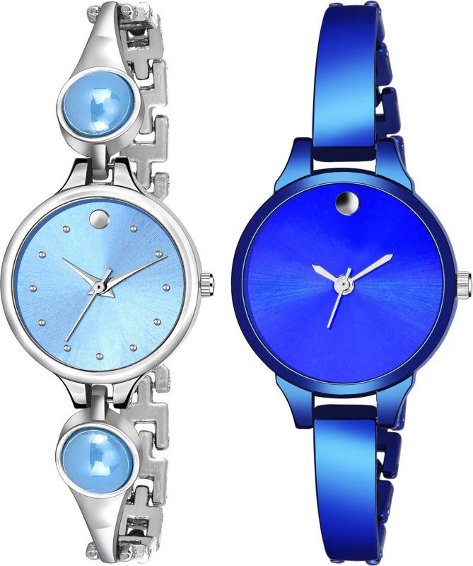 Analog Watch - For Girls Combo Pack 2 Best Artist Designer Party-Wedding Bangle Analog Watch For Girls SK48