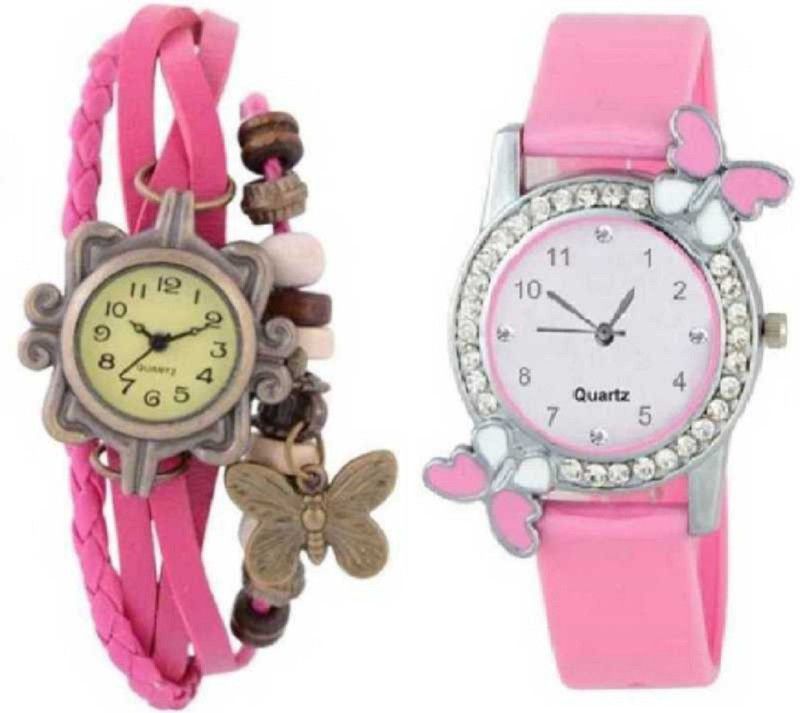 Royal Style Combo Analog Watch - For Girls MA1 New Beautiful Butterfly & Butterfly-0M58