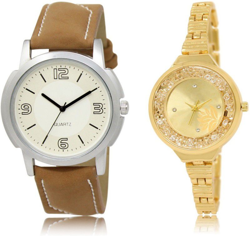 New Latest Designer Combo of 2 Analog Watch - For Couple LR16-LR224