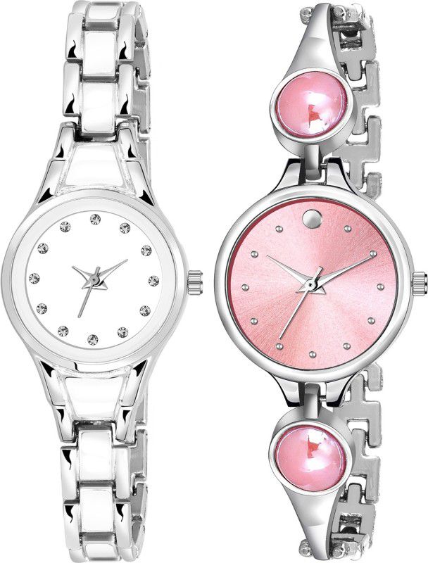 Analog Watch - For Girls Combo Pack 2 Best Artist Designer Party-Wedding Bangle Analog Watch For Girls SK223