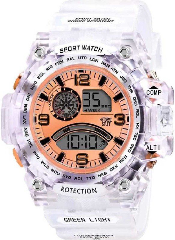 Digital Watch - For Boys GF-NG101-TRANS-GL Digital Watch - For Men & Women
