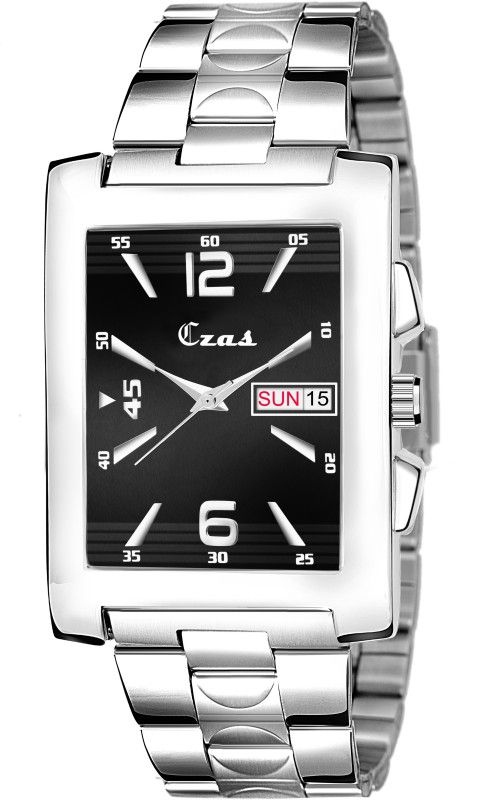 Black Dial with Date & Day Display Analog Watch - For Men CS-5628