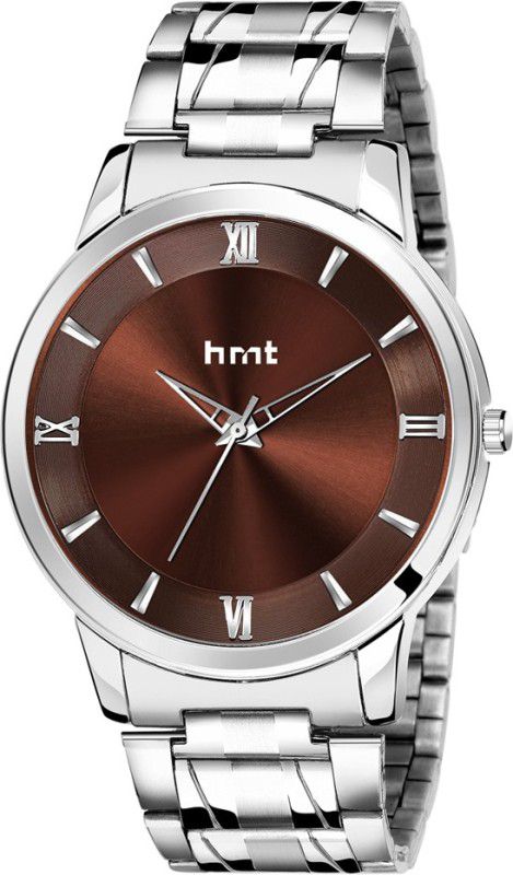 B9130-HMTS Analog Watch - For Men B9130-HMTS Stainless Steel Analogue Wrist Watch For Men And Roman Figure Brown