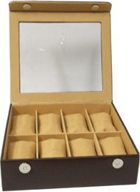 Case 29 Watch Box  (Brown, Holds 8 Watches)