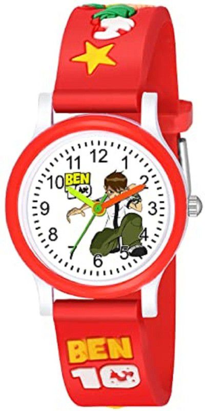 Edenscope Elegant Classic Design 2023 Latest Z+ Exclusive Best Quality Analog Watch - For Boys & Girls RED (EDC-052) NEW COLLECTION OF SILICON STRAP ATTRACTIVE WATCH FOR KIDS N BOYS