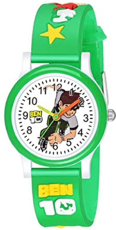 Edenscope Elegant Classic Design 2023 Latest Z+ Exclusive Best Quality Analog Watch - For Boys & Girls GREEN (EDC-52) NEW COLLECTION OF SILICON STRAP ATTRACTIVE WATCH FOR KIDS N BOYS