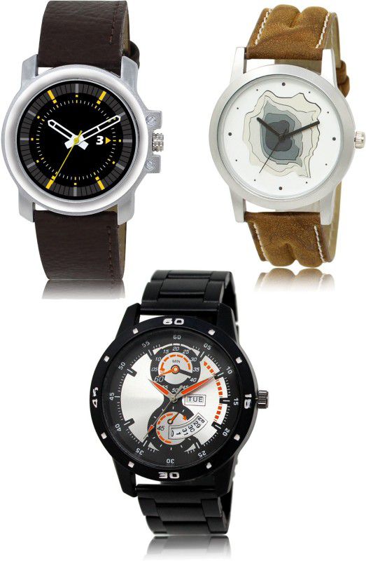 New latest Designer Combo of 3 Analog Watch - For Men LR44-LR09-LR107