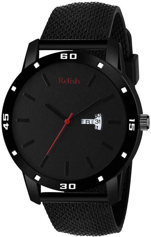 Hand watch Boys & men gift - For Boys and Men's Exclusive Black Analog Watch - For Men RE-BB1043DD