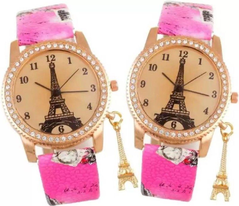 ambigious attractve look paris new watches treny Analog Watch - For Girls Straps Stainless Steel Dials Stylish girls watch women watches paris dail
