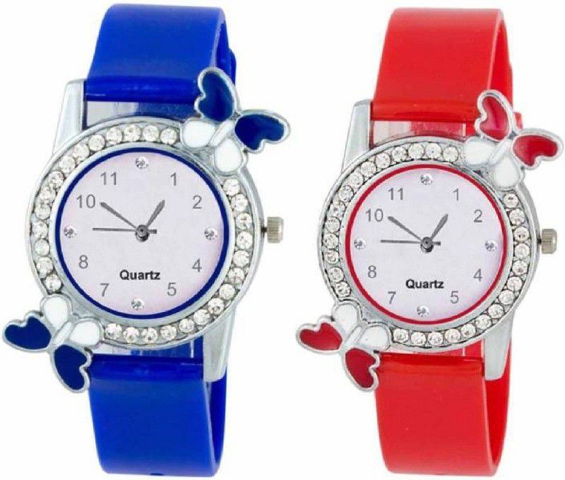 Analog Watch - For Men & Women New Stylish Moveble Diamond Combo Watch For Girls & Women OD-189-27 Watch - For Girls
