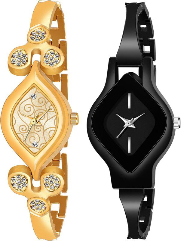 Analog Watch - For Girls Combo Pack 2 Best Artist Designer Party-Wedding Bangle Analog Watch For Girls SK153