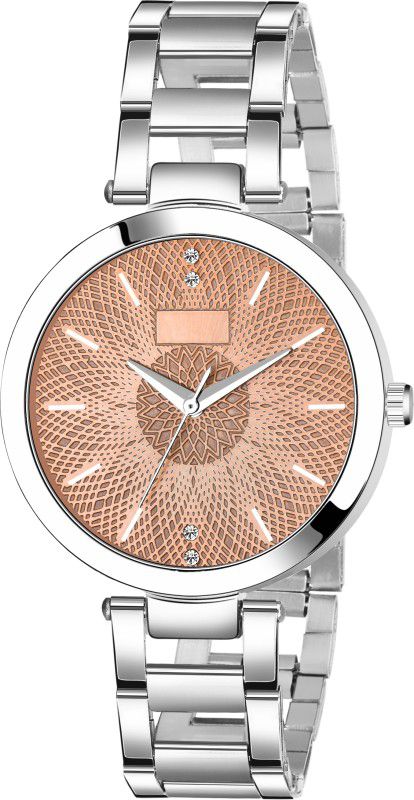 Designer Analog Watch - For Girls Latest Brown Dial Women Watches Ladies Wrist Watch for Girls Style Fashion female Silver Color Metal Strap Stylish Girls Watch For Women