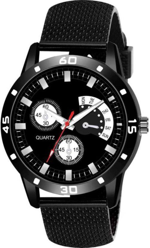 Full Black Collection Analog Watch - For Boys Watches Men Boys Branded Round dial