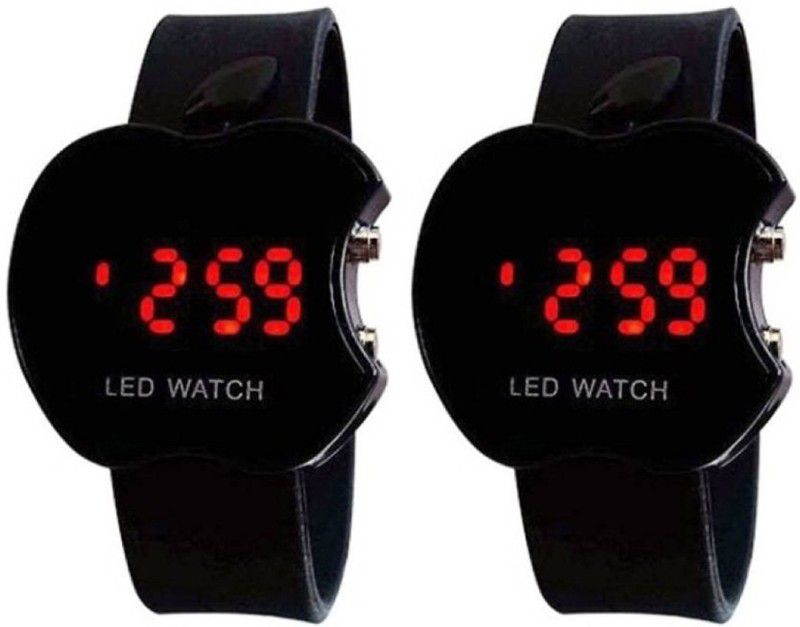 2 black kids led watch Digital Watch - For Boys & Girls 2 BLACK LED Kids Led Watch