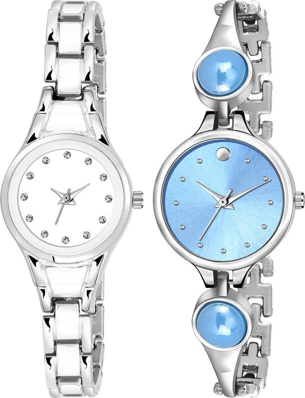 Analog Watch - For Girls Combo Pack 2 Best Artist Designer Party-Wedding Bangle Analog Watch For Girls SK222