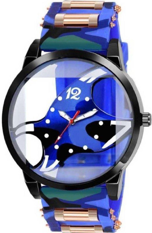 Rozti True Best Birthday Return Gift Hot Selling Premium Quality Festival Gift Analog Watch - For Men Original Unique Design Expensive Look Open Dial Color Is Blue So Many People Like Attractive Look For Boy's