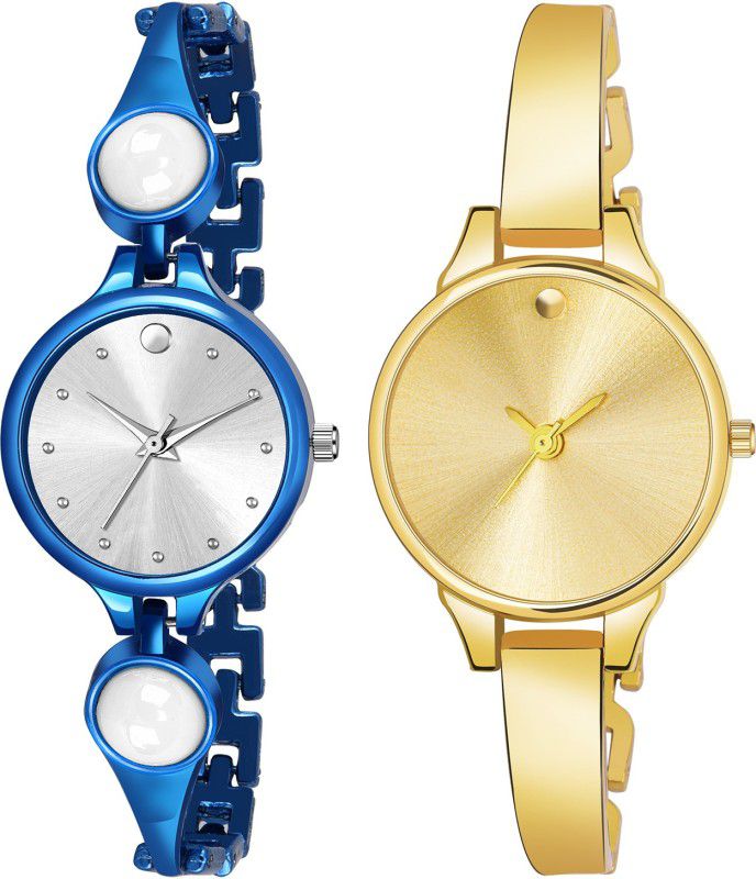 Analog Watch - For Girls Combo Pack 2 Best Artist Designer Party-Wedding Bangle Analog Watch For Girls SK32