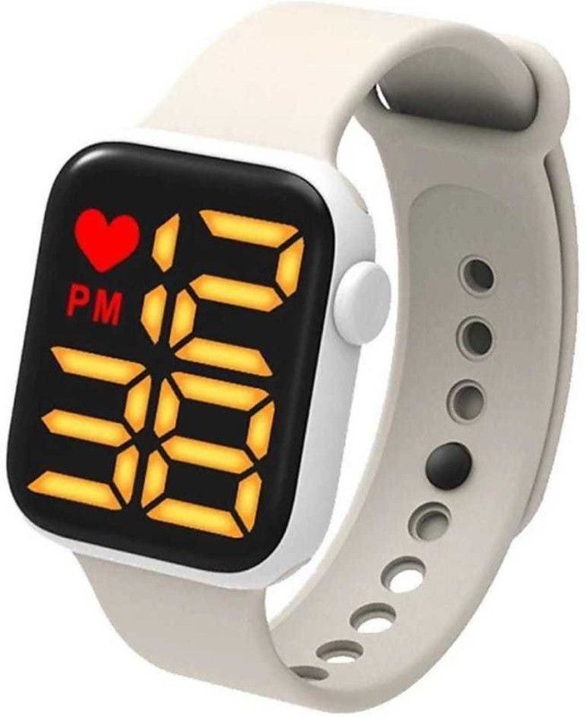 Digital Watch - For Boys & Girls stylish white new model heart watch for men and women