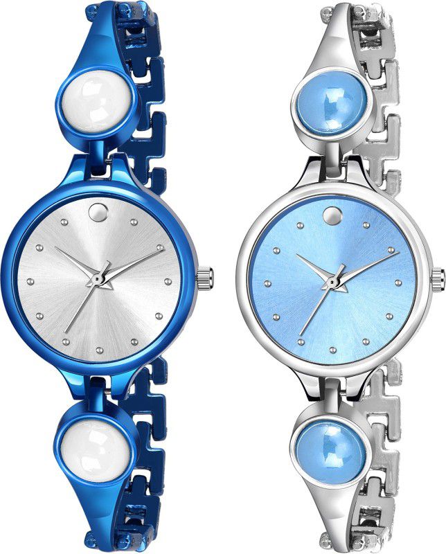 Analog Watch - For Girls Combo Pack 2 Best Artist Designer Party-Wedding Bangle Analog Watch For Girls SK27