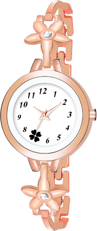 Analog Watch - For Women NEW BRACELET STYLISH METAL BELT NEW ARRIVAL FAST SELLING ROUND ROSE GOLD NEWEST COLOR DESIGNER WRIST WATCH LADIES & GIRLS NEW ARRIVAL FAST SELLING TRACK DESIGNER METAL BELT FESTIVAL_PARTY PROFESSIONAL WEAR WOMEN & GIRLS WATCH
