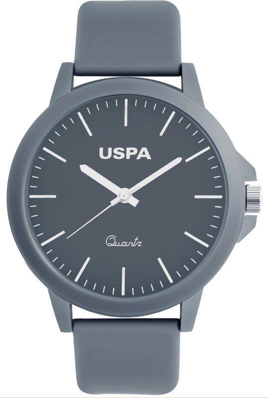 USPA Silicone Watch Series Analog Watch - For Men 803 GREY