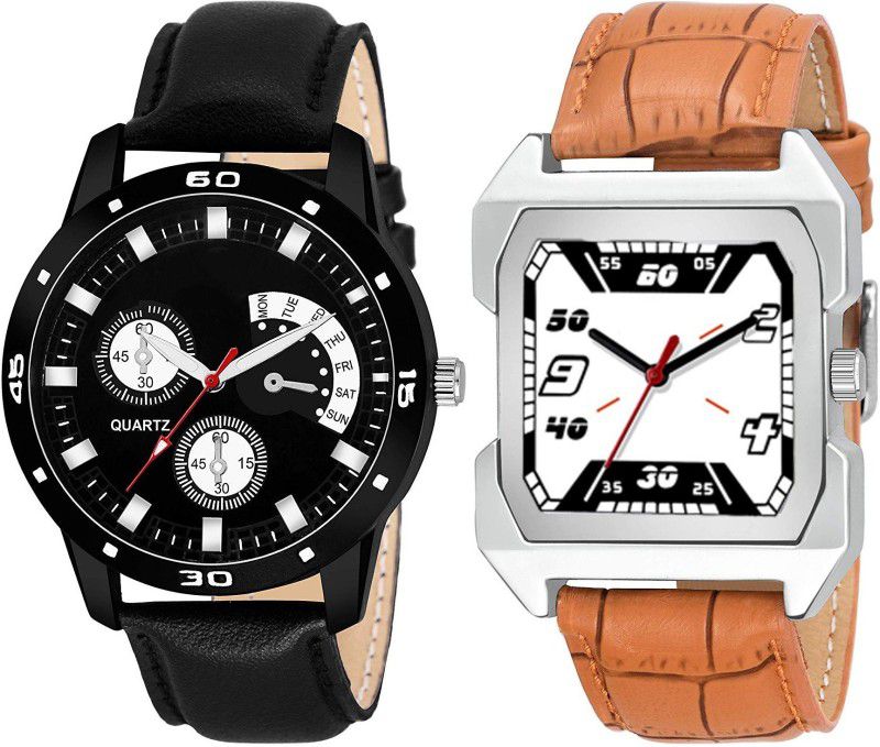 combo pack Analog Watch - For Boys Mens Watches combo Full Balck