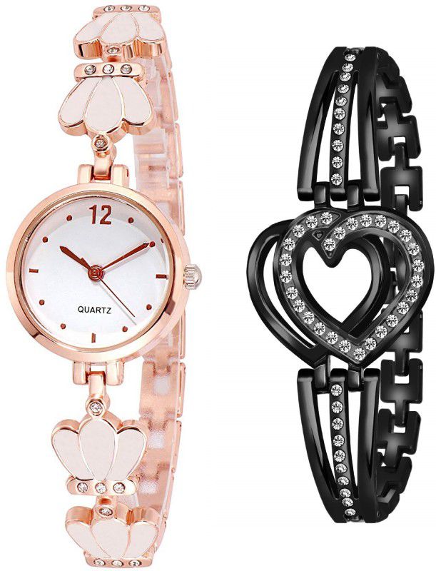 Analog Watch - For Girls 3 Petal With Heart