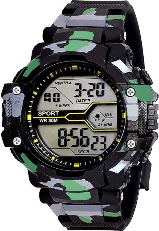 Digital Watch - For Boys ultimate new digital with new look army digital fast selling track designer combo watch party wear_birthday gift watch for boys