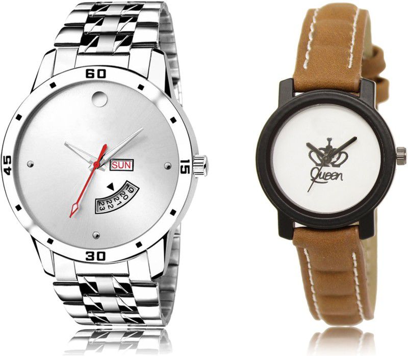 New Latest Designer Combo of 2 Analog Watch - For Couple LR103-LR209