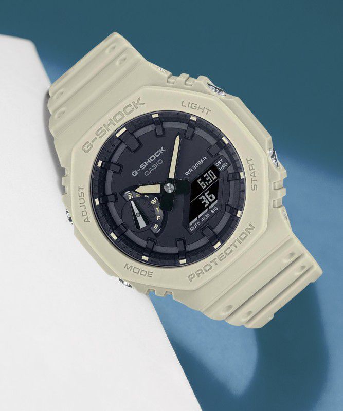 G-Shock Carbon Core Guard Analog-Digital Watch - For Men G1157 (GA-2100-5ADR)