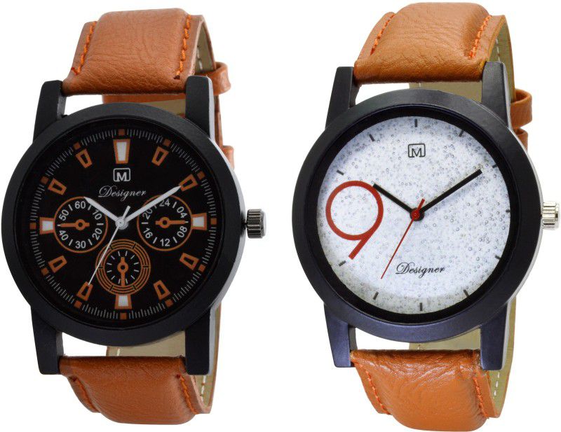 Analog Watch - For Men Pack of 2 Multicolor Dial Combo of Men's & Boy's Watch Omi-268