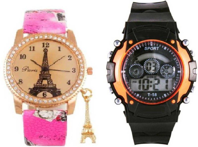 STYLISH COMBO WATCHES FOR KIDS NEW GENERATION 2019 Analog Watch - For Girls Analog-Digital Watch - For Boys & Girls KIDS 1117 SID3