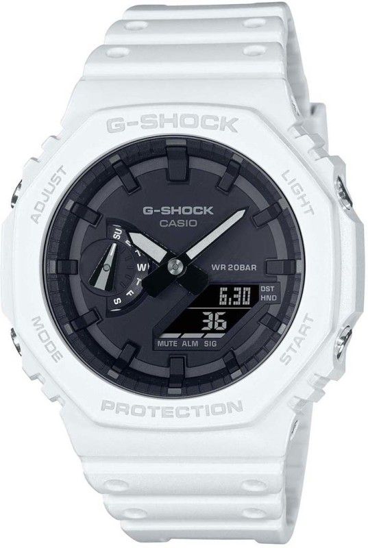 G-Shock Carbon Core Guard Analog-Digital Watch - For Men G1158 (GA-2100-7ADR)