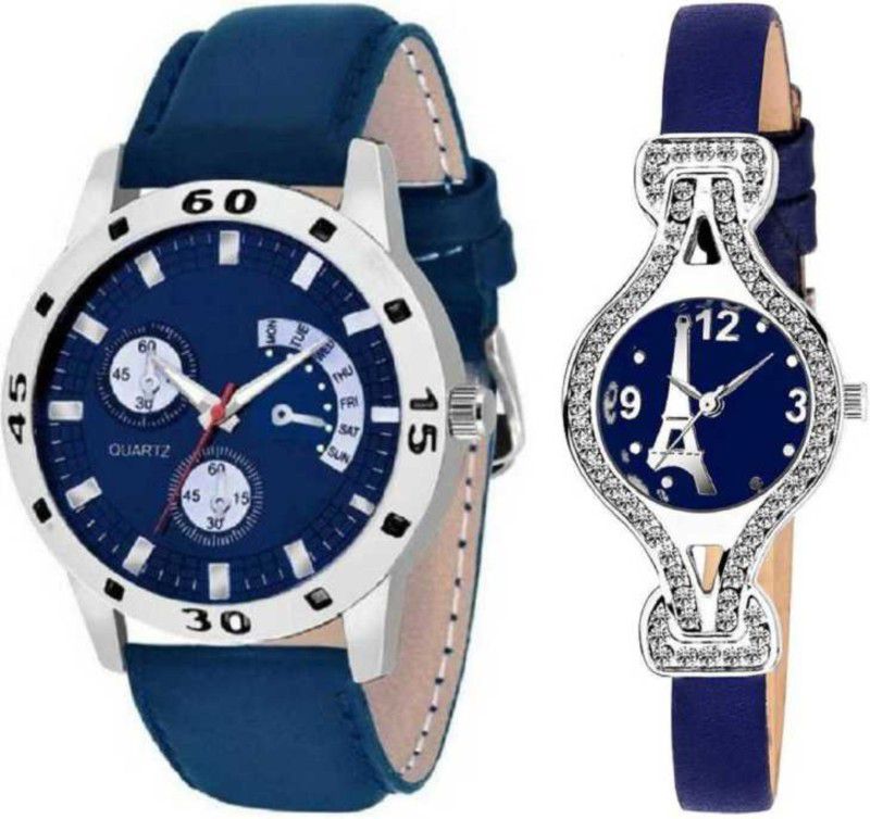 Analog Watch - For Couple Stylish Beloved Couple Watches for Men and Women Analog Watch Valantine Gift Couple Combo