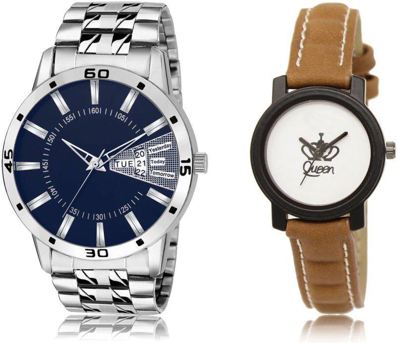 New Latest Designer Combo of 2 Analog Watch - For Couple LR102-LR209