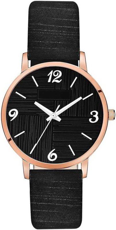 Stylish Professional Watches Analog Watch - For Girls Fancy Design Black Color Dial And Belt Watch for Girls , Fancy Watch for Womens