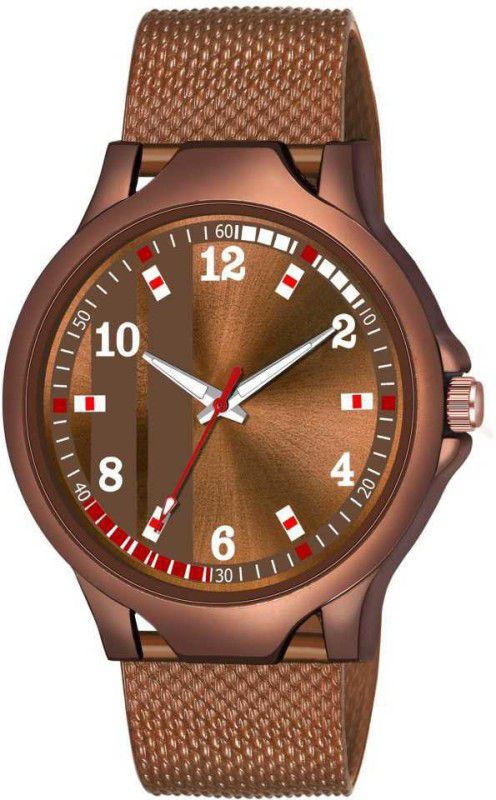 Analog Watch - For Men Men_521 New Stylish Pu Brown Strap Watch Analog Watch