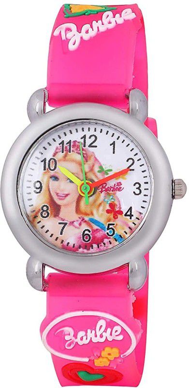 Analog Watch - For Girls Pink Strap White dial Analog Wrist Watch