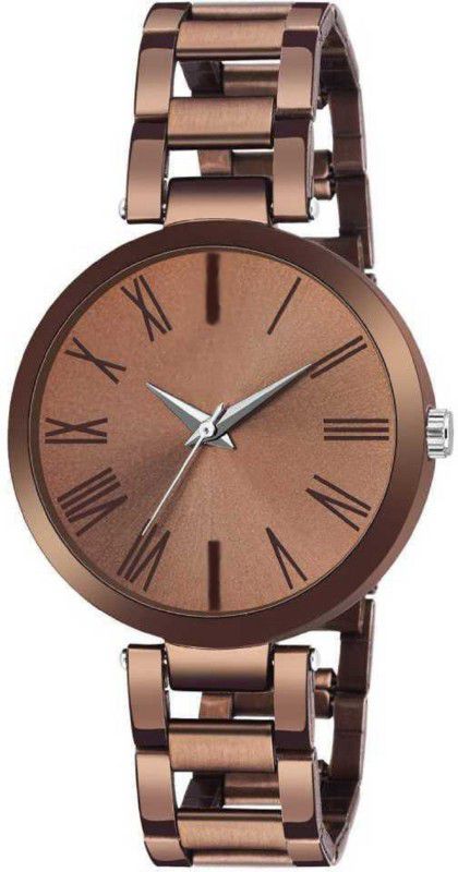 Analog Watch - For Women Brown strap Brown Dial watch for women New Fashion Brown Color Dial With Brown Strap With Dial Analog Watch - For Women
