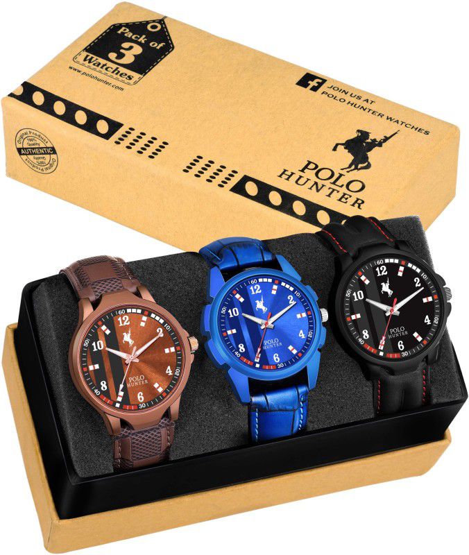 Combo Of Mulitcolor Dial Analog Watch - For Men 9026