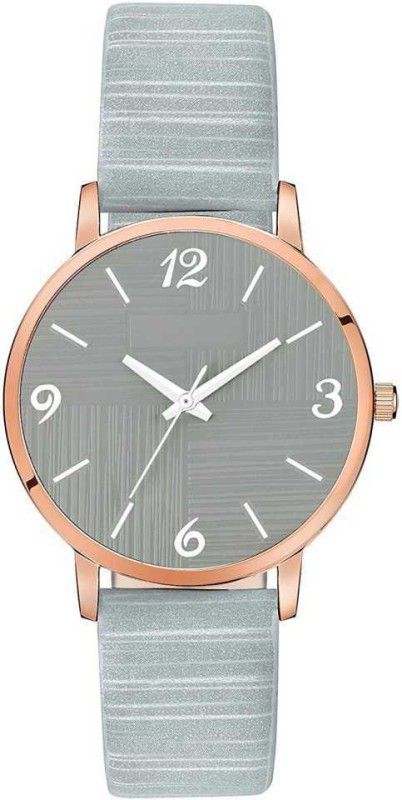 Stylish Professional Watches Analog Watch - For Girls Fancy Design Grey Color Dial And Belt Watch for Girls , Fancy Watch for Womens
