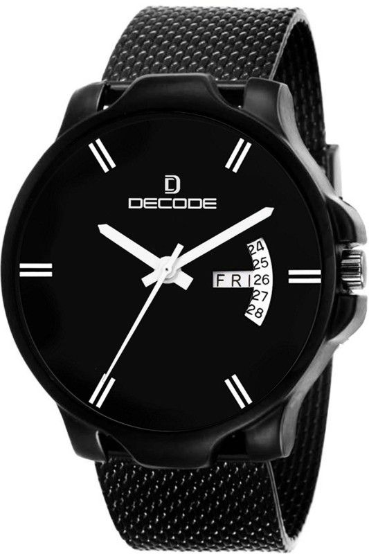 Day & Date Analog Watch - For Men DC65 All Black Day and Date Rebel Collection