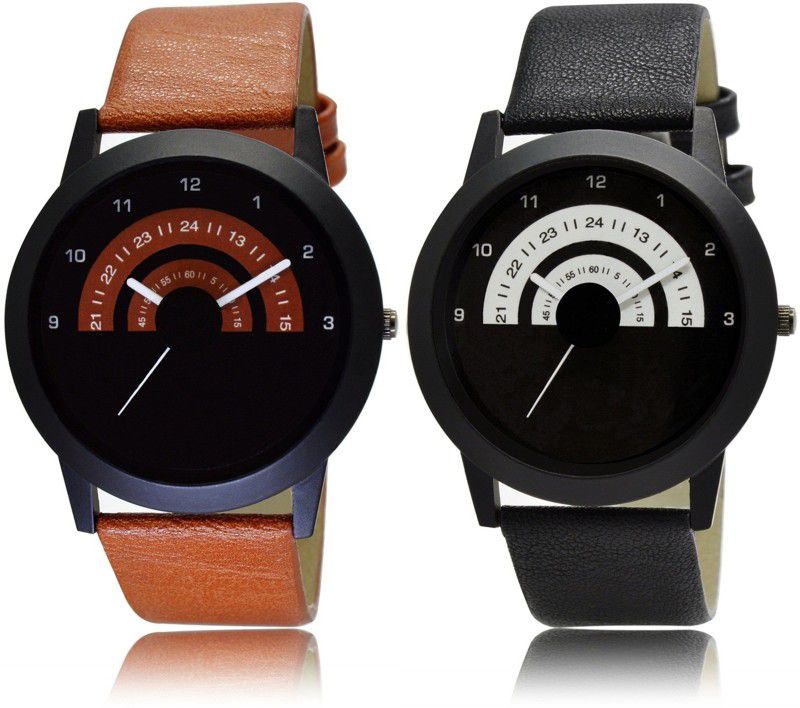 Analog Watch - For Men pack of 2 analogue new professional multicolor dial watches for man & boy's
