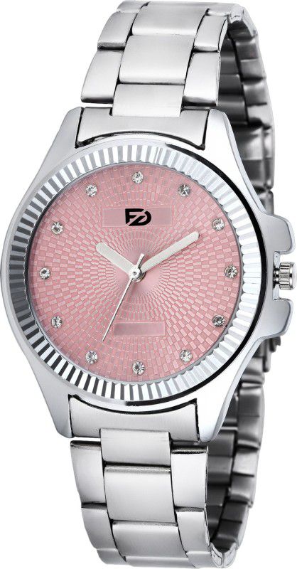 Analog Watch - For Women B-L1002 Pink Dial Wrist Watch Silver Color Strap Watch for Women/Ladies/Girls Analog Watch