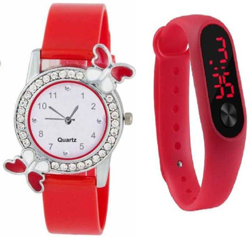 CR3003YTR'LOOK COOL Analog-Digital Watch - For Boys & Girls Style Girls combo Watch Pack Of 2 Best Girls