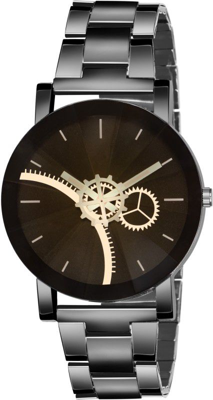 Analog Watch - For Men New Black Crystal Glass watch