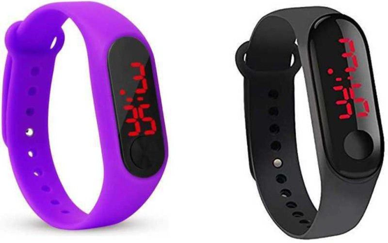 Digital Watch - For Boys & Girls m2 purple color digital watch for boys, digital watch for girls