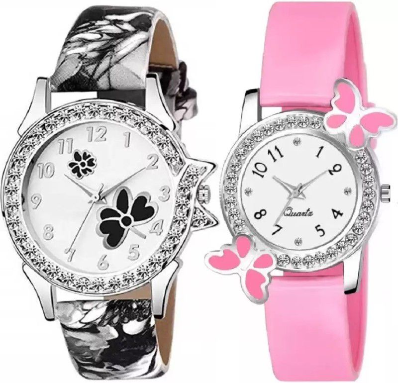 Analog Watch - For Girls Analog Watch - For Girls New Best Look Designer Multicolor Belt Combo Watch For Girls & Women